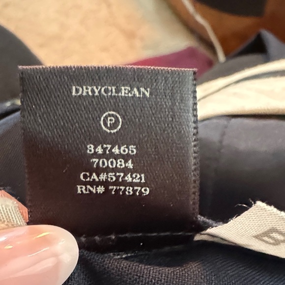 EUC Ann Taylor Navy Dress Trousers Size 00P - Picture 7 of 7